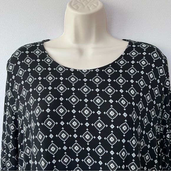J Jill Wearever Collection Long Sleeve Tunic Top Size L - Picture 2 of 10